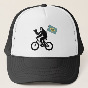 Bigfoot Cyklar Delaware Flagga Keps
