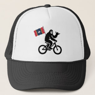 Bigfoot Cykling Mississippi Flagga Keps