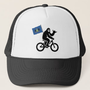 Bigfoot Cykling Pennsylvania Flagga Keps