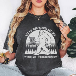 Bigfoot Disc Golf Roligt Sasquatch Disc Golf Gif T Shirt