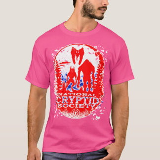 Bigfoot Dogman Mothman Ufo National Cryptid Societ T Shirt