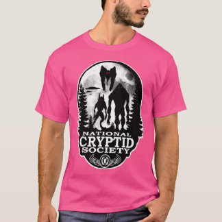 Bigfoot Dogman Mothman Ufo National Cryptid Societ T Shirt