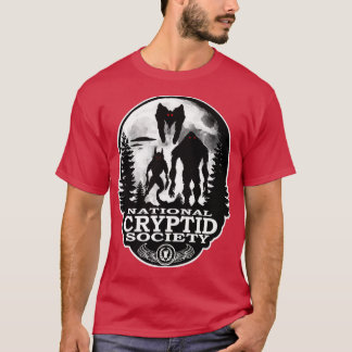 Bigfoot, Dogman, Mothman, UFO:s National Cryptid S T Shirt