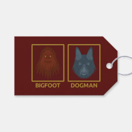 Bigfoot & Dogman presentkort Presentetikett