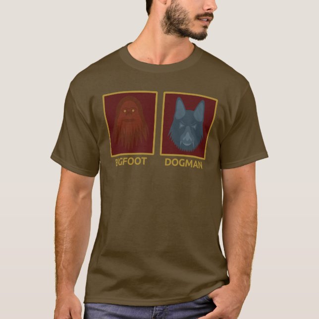Bigfoot & Dogman T-Shirt (Framsida)