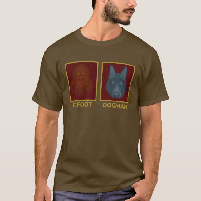 Bigfoot & Dogman T-Shirt (Framsida)