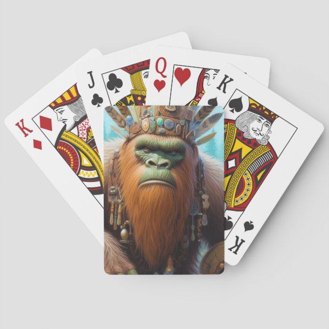 Bigfoot Eco Warrior Casinokort (Baksidan)