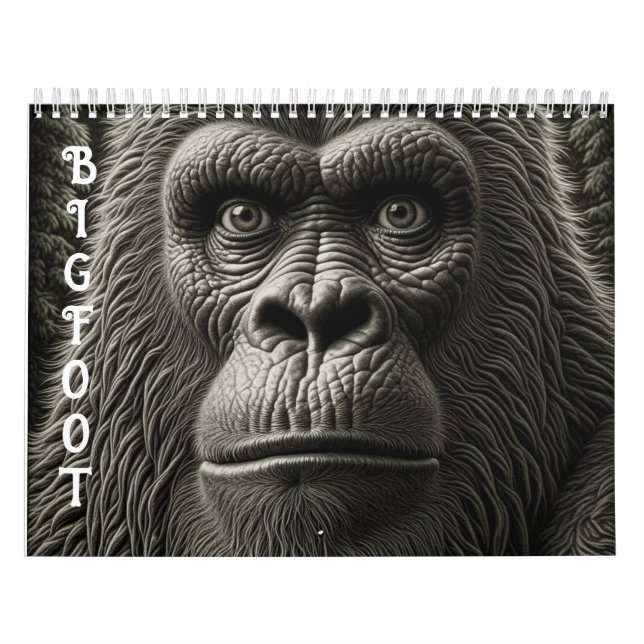 Bigfoot eller Sasquatch Cryptid Kalender (Omslag)