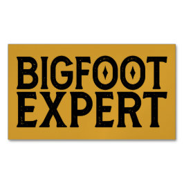 Bigfoot Expert Magnetiska Visitkort