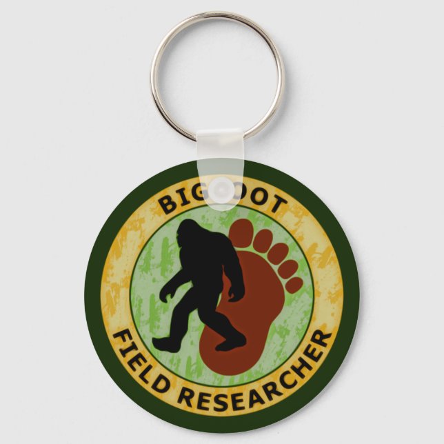 Bigfoot Fält Researcher Nyckelring (Framsida)