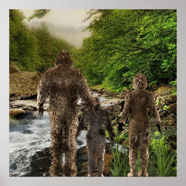 Bigfoot-familjen Poster (Framsidan)