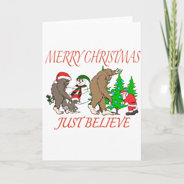 Bigfoot familjjul 2 helgkort (Framsida)