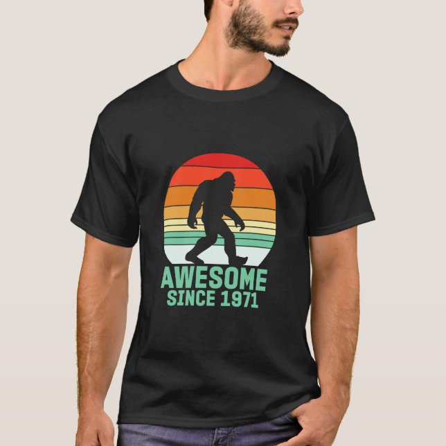 Bigfoot Fantastisk sedan 1971 T Shirt (Framsida)