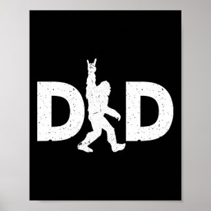 Bigfoot Fars dag Poster