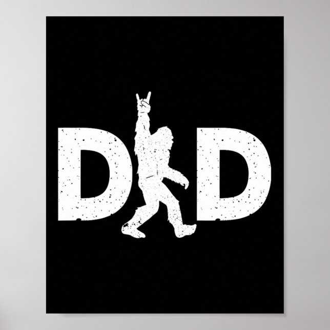 Bigfoot Fars dag Poster (Framsidan)