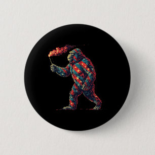 Bigfoot Fireworks 4:e juli Manar Sasquatch Americ Knapp