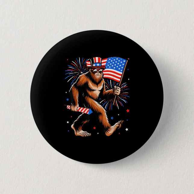 Bigfoot Fireworks American Flagga Bigfoot 4:e juli Knapp (Framsida)