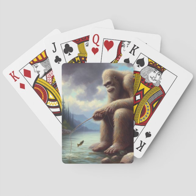 Bigfoot-fiske Casinokort (Baksidan)
