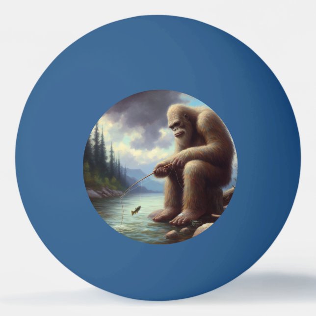 Bigfoot-fiske Pingisboll (Framsidan)