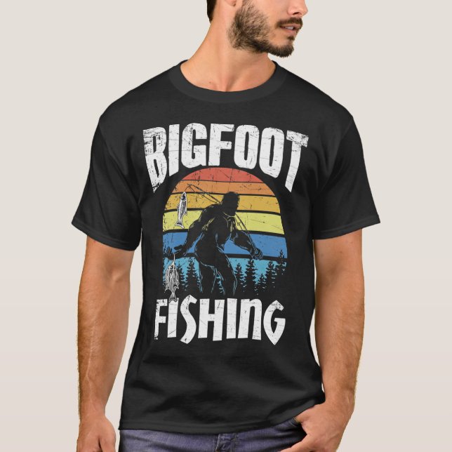 Bigfoot Fiske T Shirt (Framsida)