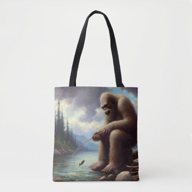 Bigfoot-fiske Tygkasse (Framsida)