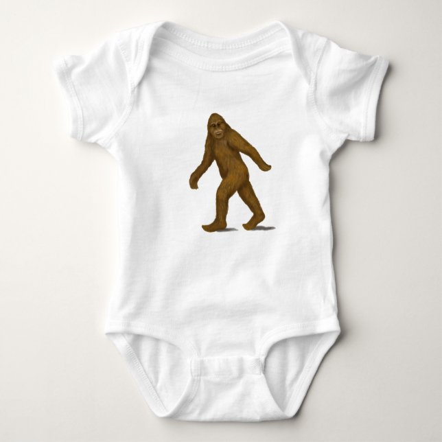 Bigfoot för babyranka tee (Framsida)