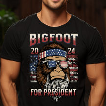Bigfoot för ordförande Funny