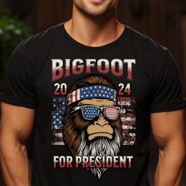 Bigfoot för ordförande Funny T Shirt