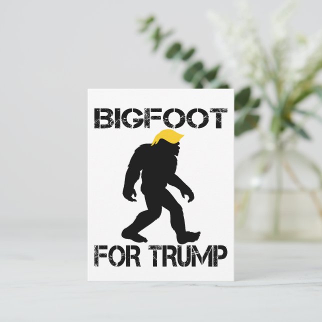 Bigfoot för trumman 2024 vykort (Stående Fram)