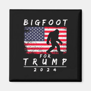 Bigfoot för Trump - Rösta Trump Rolig Sasquatch Ye Magnet