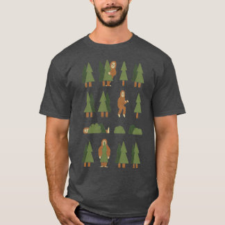 Bigfoot Forest Perfekt Giftbigfoot T Shirt
