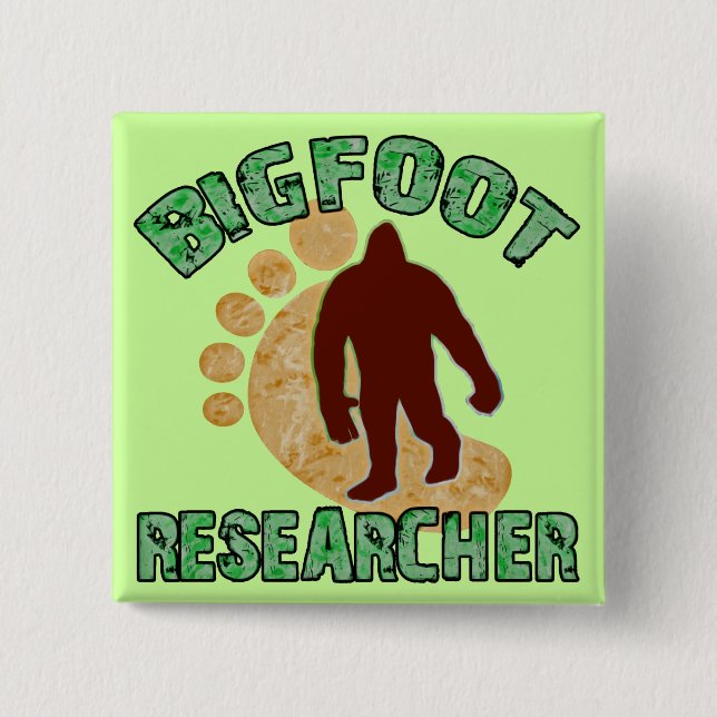 Bigfoot forskare knapp (Framsida)