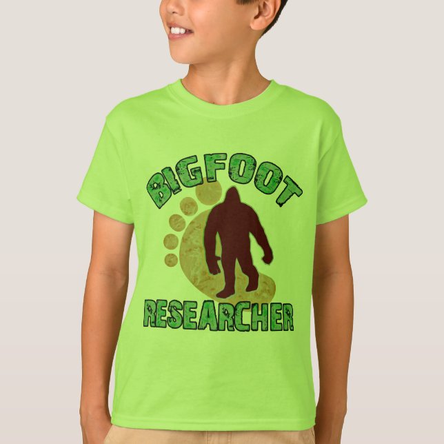 Bigfoot forskare t-shirt (Framsida)