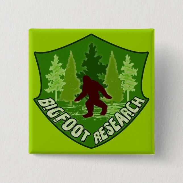 Bigfoot forskning knapp (Framsida)
