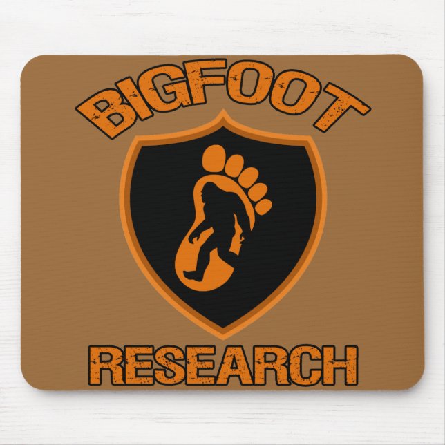 Bigfoot forskning musmatta (Framsidan)