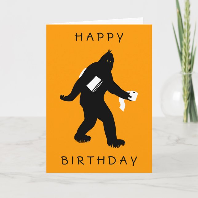 Bigfoot förvånade kort (Framsida)