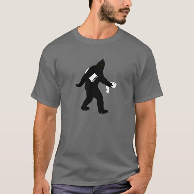 Bigfoot förvånade t shirt (Framsida)