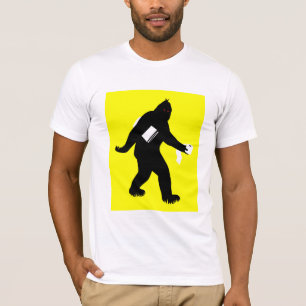 Bigfoot förvånade tee shirt