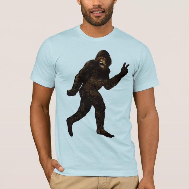 Bigfoot fredstecken tee shirt (Framsida)