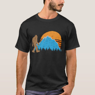Bigfoot Funny Coola Sasquatch Silhoutte Mountain S T Shirt