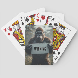 BIGFOOT FUNNY PLAYING CARDS CASINOKORT