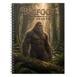 Bigfoot gammalväxt mörk biograf anteckningsbok