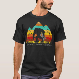 Bigfoot ger parkinsons SJUKDOMSband roligt T Shirt
