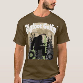 Bigfoot Golfing Golf Golfs Golfer T Shirt
