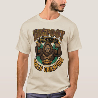 Bigfoot Göm och Seek Champion T-Shirt
