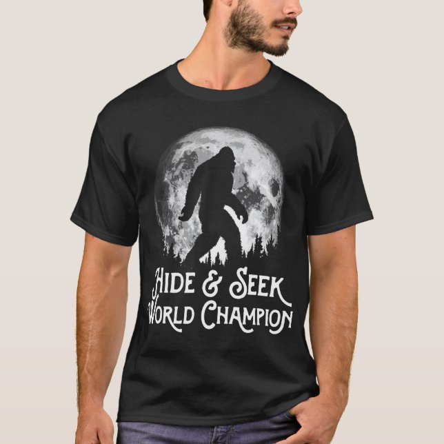 Bigfoot Gömmer och söker världsmästerskapen i full T Shirt (Framsida)