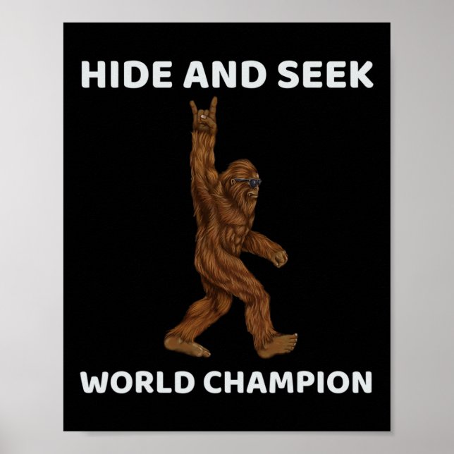 Bigfoot Gömmer och söker World Champion Roligt som Poster (Framsidan)