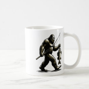Bigfoot Gös Jakt Fiskare Sasquatch Gös F Kaffemugg