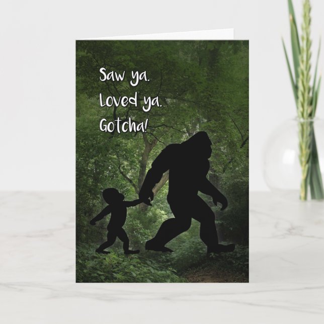 Bigfoot Gotcha Day for Adoption of Son Kort (Framsida)