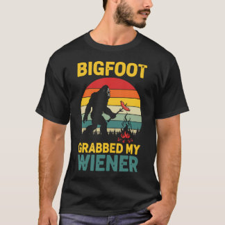 Bigfoot grepade min wiener Sasquatch T Shirt
